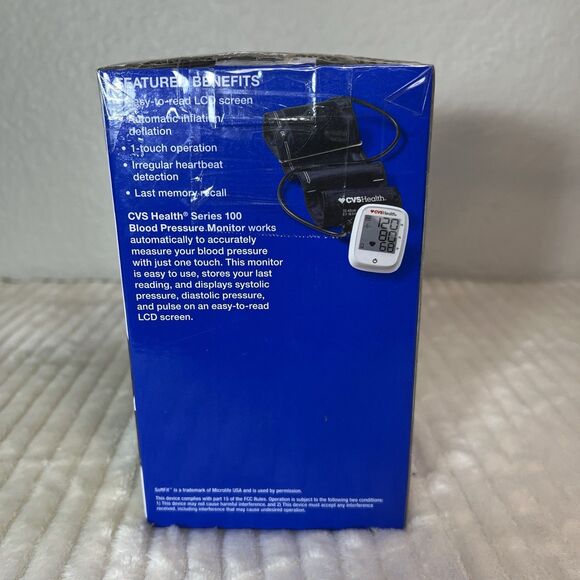 Blood Pressure Monitor Series 100. Upper Arm. Batteries Included. - Picture 3 of 12